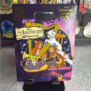 Disney Aristocats 55th Anniversary Pin - Mini Jumbo LE 2000